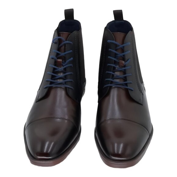 Stacy Adams Rafferty Cap Toe Lace-Up Boots Brown/Black Men\'s 12M main image 6